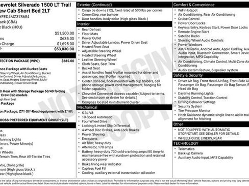 Used 2021 Chevrolet Silverado 1500 LT Trail Boss w/ Bed Protection Package image 63