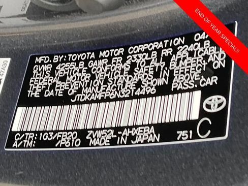 Used 2022 Toyota Prius Prime LE image 20