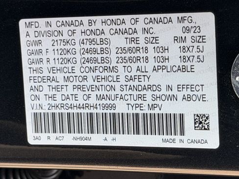 Certified 2024 Honda CR-V EX image 30