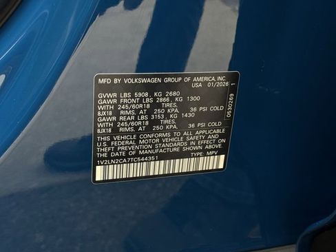 New 2026 Volkswagen Atlas SE AWD/4WD image 33