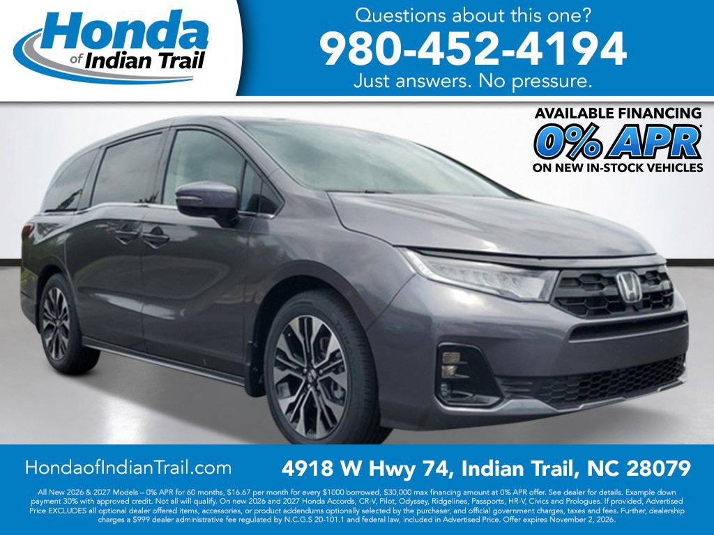 New 2026 Honda Odyssey Elite 360° Tour