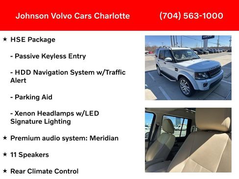 Used 2016 Land Rover LR4 HSE image 9