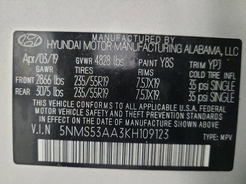 Used 2019 Hyundai Santa Fe FWD w/ Cargo Package image 33