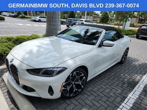 Used 2025 BMW 430i Convertible w/ Premium Package RWD image 1