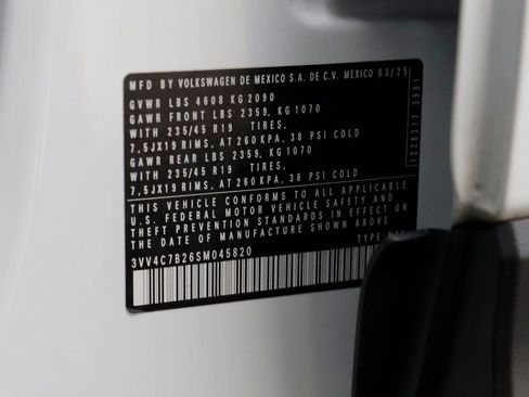 Used 2025 Volkswagen Taos SEL w/ Black Wheel Plus Package image 25