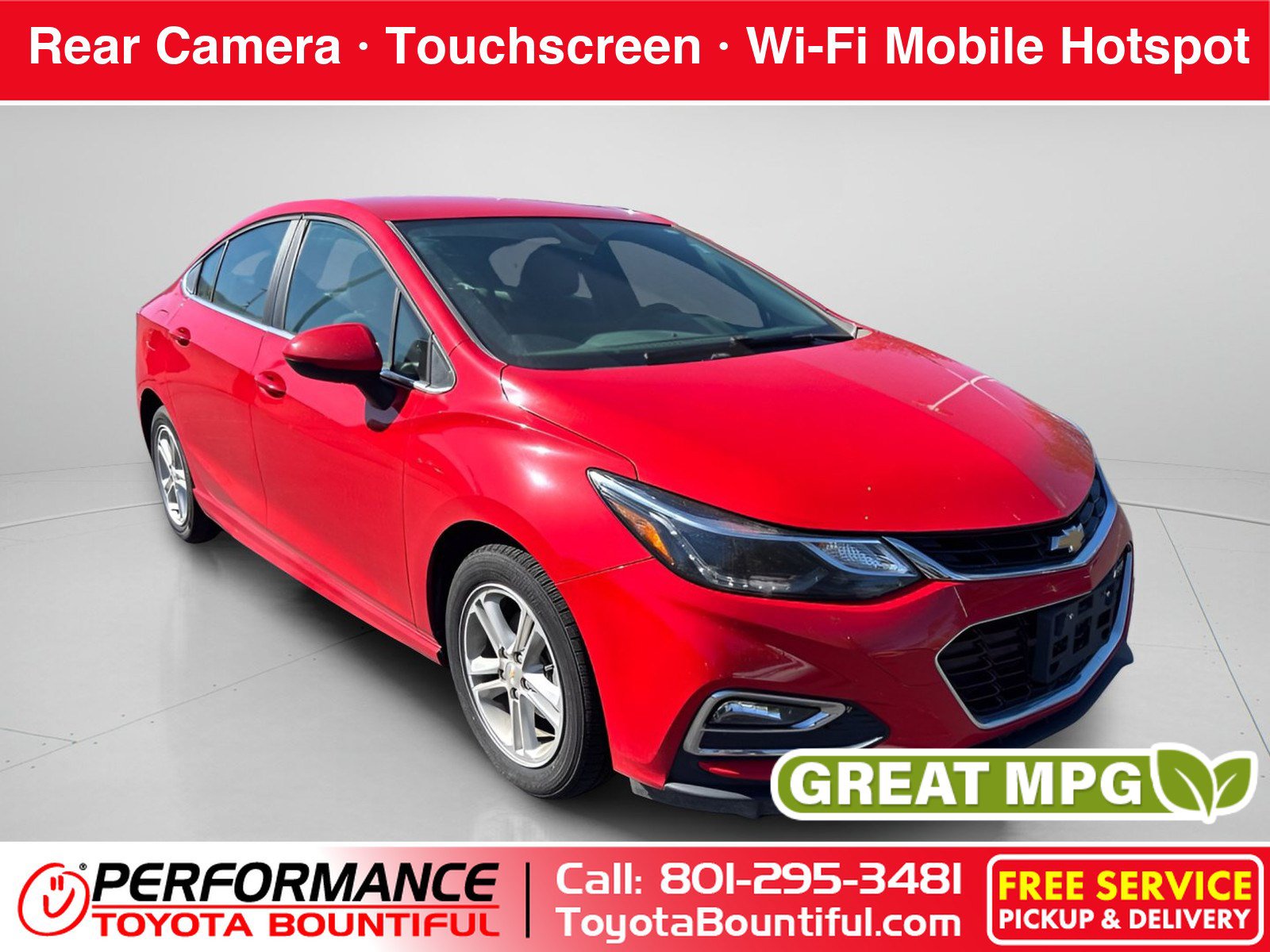 Used 2017 Chevrolet Cruze LT w/ Convenience Package FWD image 1