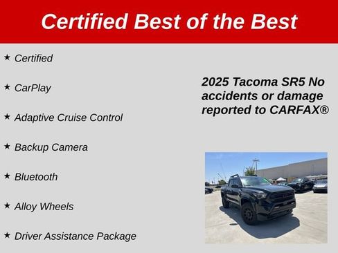 Certified 2025 Toyota Tacoma SR5 RWD image 27