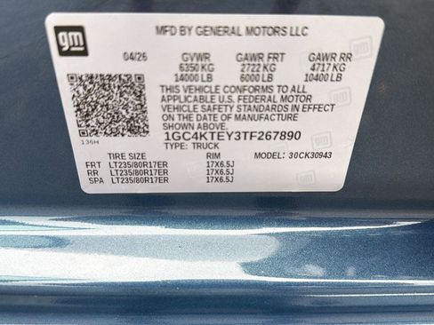 New 2026 Chevrolet Silverado 3500 LT w/ All Star Edition AWD/4WD image 37