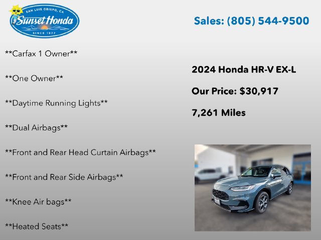 Used 2024 Honda HR-V EX-L image 7
