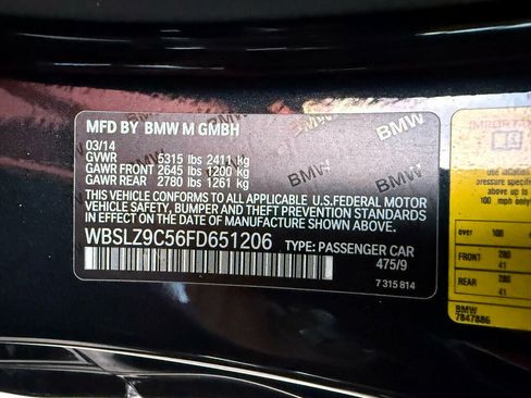 Used 2015 BMW M6 Convertible RWD image 38