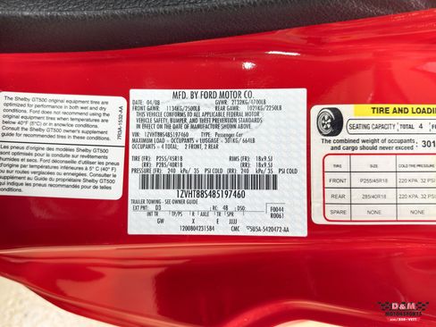 Used 2008 Ford Mustang Shelby GT500 RWD image 57