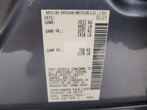 Used 2023 Nissan Altima 2.5 SV AWD/4WD image 33