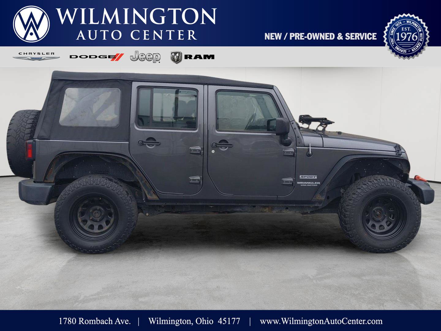 Used 2017 Jeep Wrangler Unlimited Sport w/ Connectivity Group AWD/4WD image 1