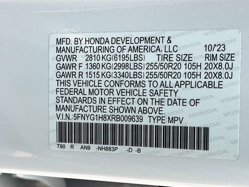 Used 2024 Honda Pilot Elite image 35