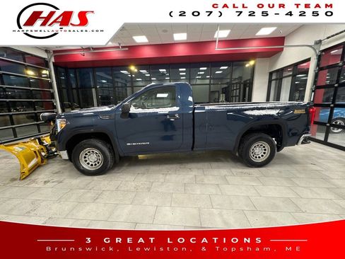 Used 2020 GMC Sierra 1500 4x4 Regular Cab w/ Snow Plow Prep Package image 2
