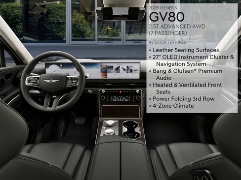 New 2026 Genesis GV80 2.5T Advanced image 17