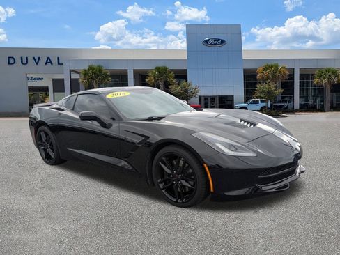 Used 2016 Chevrolet Corvette Stingray Coupe w/ Carbon Flash Badge Package image 2