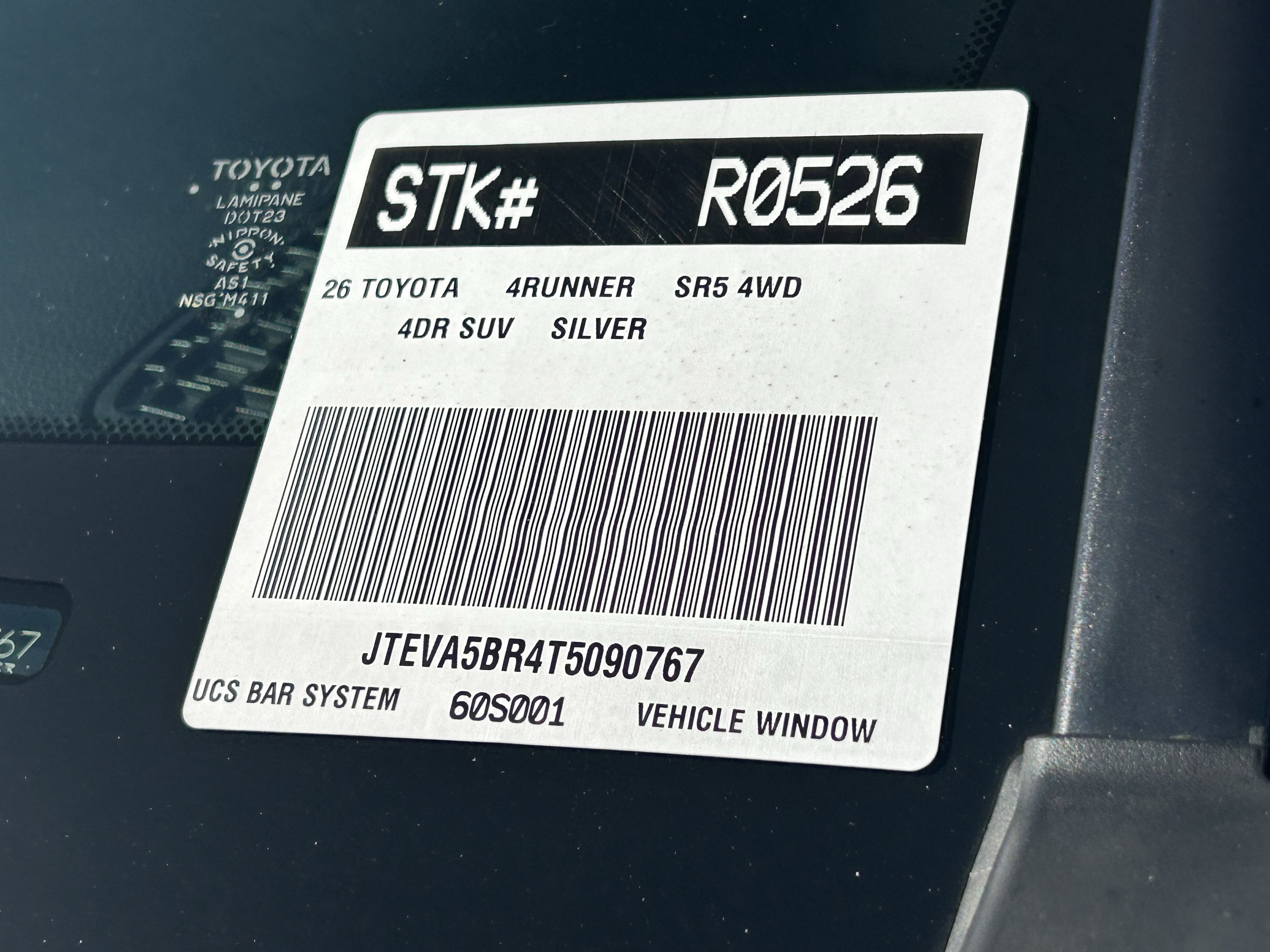 Certified 2026 Toyota 4Runner SR5 AWD/4WD image 9