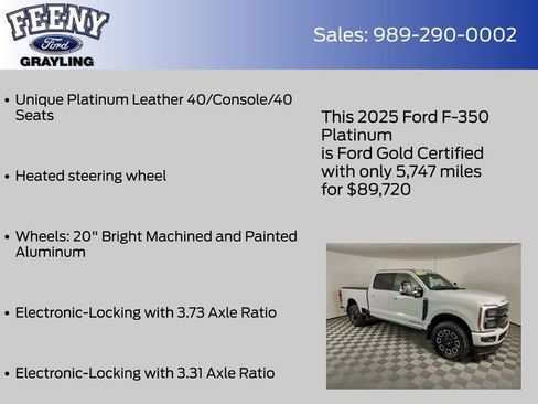 Certified 2025 Ford F350 Platinum image 22