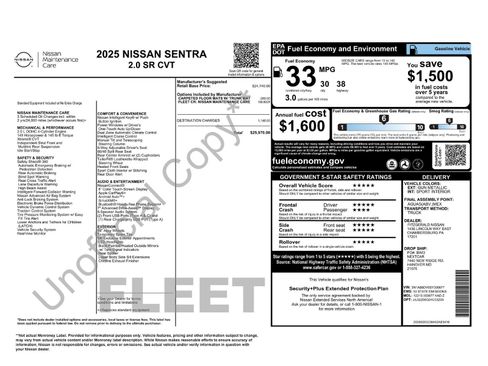 Used 2025 Nissan Sentra SR FWD image 6