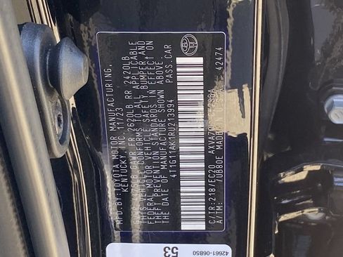 Certified 2024 Toyota Camry SE FWD image 36