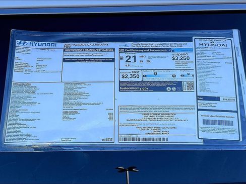 New 2026 Hyundai Palisade Calligraphy image 14