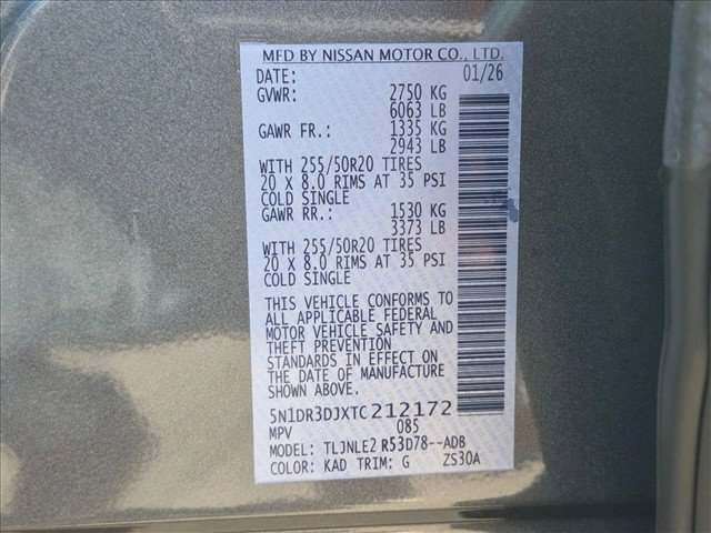 Used 2026 Nissan Pathfinder Platinum w/ Cargo Package AWD/4WD image 26