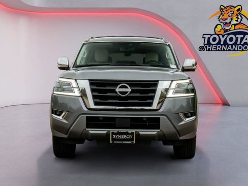 Used 2024 Nissan Armada Platinum w/ Captain's Chairs Package AWD/4WD image 2