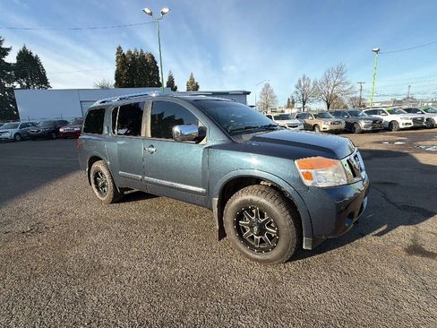 Used 2015 Nissan Armada Platinum w/ 2nd Row Captain Seat Package AWD/4WD image 2