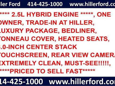 Certified 2022 Ford Maverick XLT w/ XLT Luxury Package FWD image 2