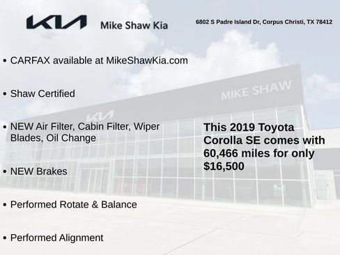 Used 2019 Toyota Corolla SE FWD image 3