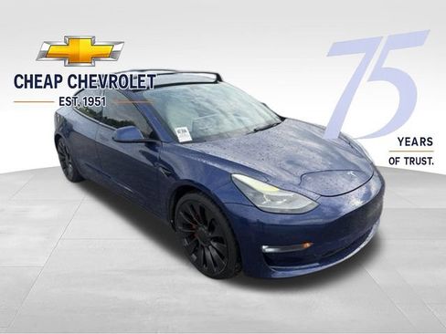 Used 2022 Tesla Model 3 Performance AWD/4WD image 2