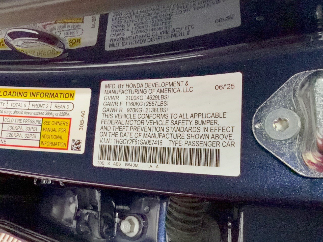 Certified 2025 Honda Accord EX-L image 32