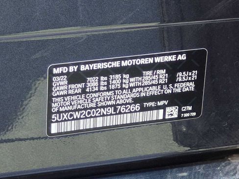 Used 2022 BMW X7 xDrive40i w/ Executive Package AWD/4WD image 38