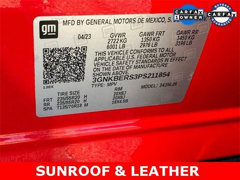 Certified 2023 Chevrolet Blazer RS w/ Driver Confidence II Package image 26