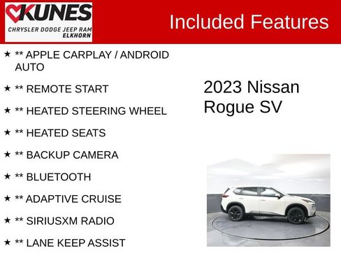 Used 2023 Nissan Rogue SV AWD/4WD image 2