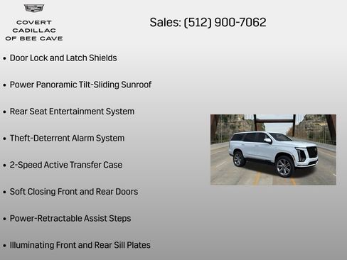 New 2026 Cadillac Escalade Platinum Sport w/ LPO, Floor Liner Package AWD/4WD image 36