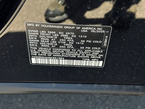 New 2025 Volkswagen Atlas Peak Edition SE AWD/4WD image 29