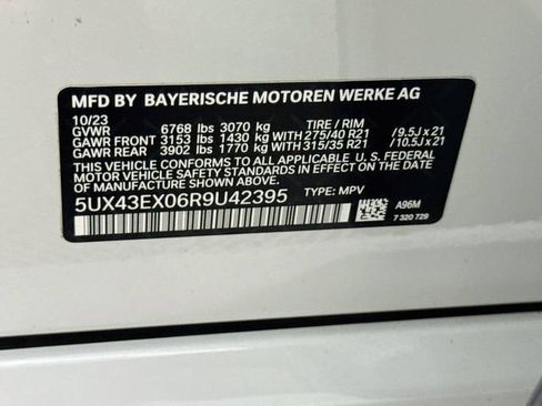 Used 2024 BMW X6 M60i w/ Dynamic Handling Package AWD/4WD image 34