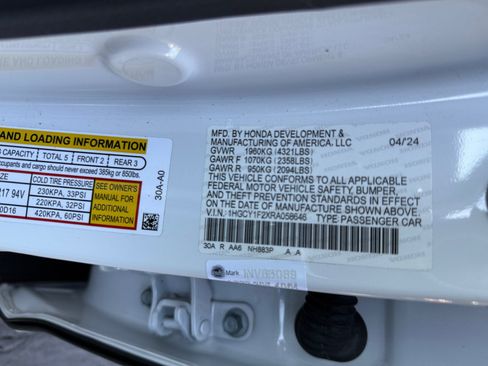 Used 2024 Honda Accord LX image 25