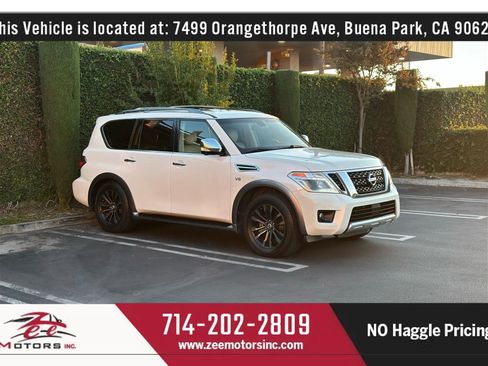 Used 2017 Nissan Armada Platinum w/ Captain Seat Package image 3