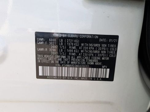 Used 2021 Subaru Ascent Touring image 30