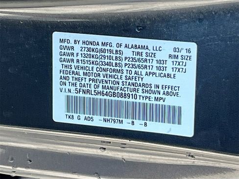 Used 2016 Honda Odyssey EX-L image 34