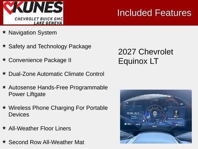New 2027 Chevrolet Equinox LT w/ Convenience Package II