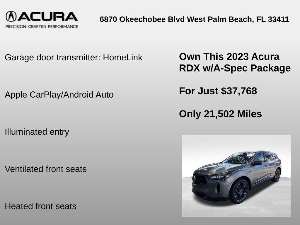 Used 2023 Acura RDX w/ Advance Package AWD/4WD image 12