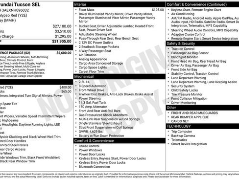 Used 2022 Hyundai Tucson SEL w/ Convenience Package image 34