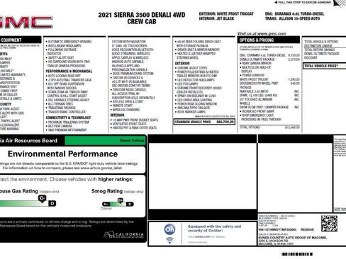Used 2021 GMC Sierra 3500 Denali w/ Denali Ultimate Package AWD/4WD image 8