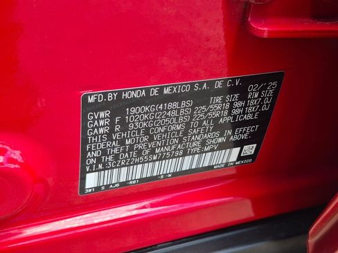 Used 2025 Honda HR-V Sport image 34