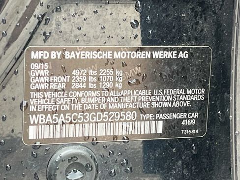 Used 2016 BMW 528i Sedan RWD image 33