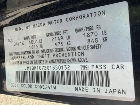 Used 2016 MAZDA MAZDA3 i Sport w/ Preferred Equipment Package FWD image 14